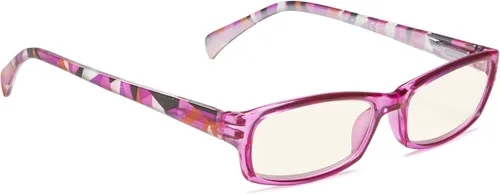 Miniatura 9 de Gafas de computadora de moda para mujer, diseño de patrones (azul, 0.00)