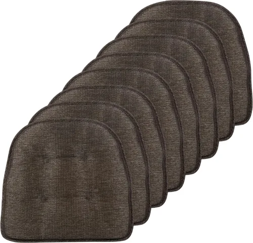 Miniatura 13 de Cojines antideslizantes para silla, ensamblados en Estados Unidos, almohadillas de asiento antideslizantes en forma de U para comedor, cocina