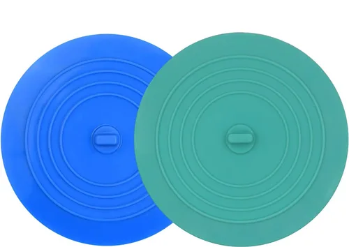 Miniatura 16 de V-TOP Tapón de Desagüe de Bañera Paquete de 2, Tapón de Bañera de Silicona de 5 Pulgadas Cubierta de Desagüe de Ducha, Tapón de Bañera Retenedor