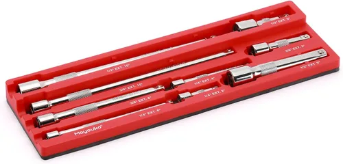 Miniatura 6 de Mayouko Organizador Magnético de Extensión de Enchufe de ABS, Soporte de Barra de Extensión de Enchufe, Compatible con Extensiones de 1/4", 3/8