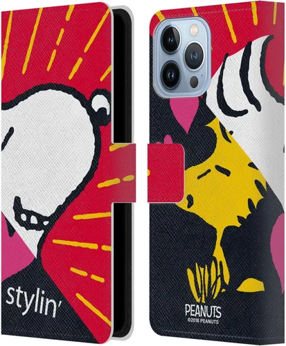 Miniatura 81 de Head Case Designs Funda de piel con licencia oficial de Peanuts Snoopy & Woodstock Balloon Halfs and Laughs para Apple iPhone 7/8/SE 2020 y 2022