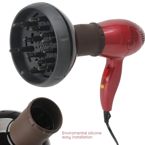 Miniatura 6 de Segbeauty Difusor de cabello para cabello rizado, flujo de aire ajustable mejorado, cuenco profundo, accesorio de difusor profesional de salón