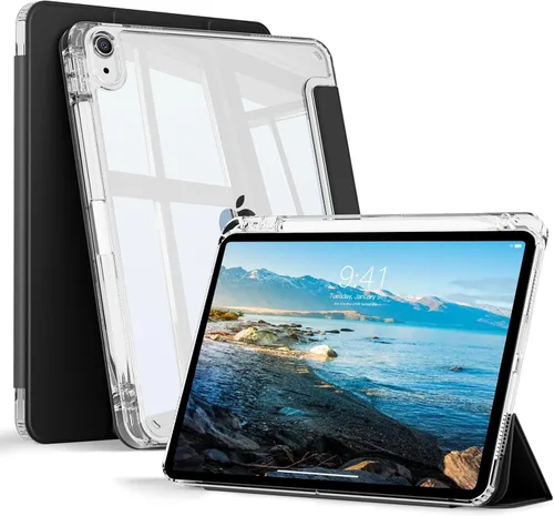 Miniatura 8 de KENKE Funda transparente para iPad Air de 11 pulgadas M3/M2 (2025/2024), iPad Air de 5ª/4ª generación (2022/2020) de 10.9 pulgadas con soporte