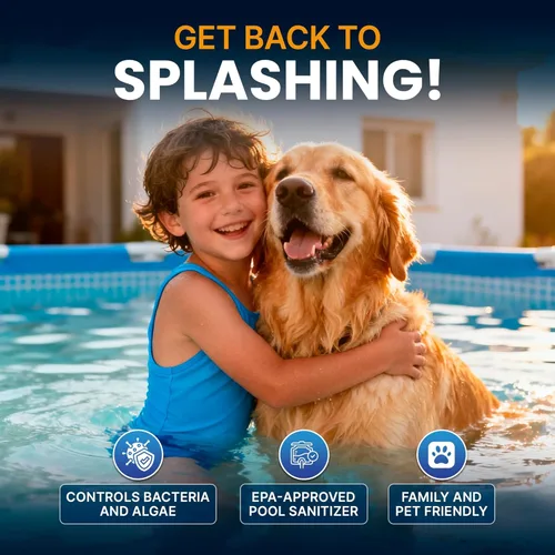 Miniatura 3 de Shock de Piscina de Hipoclorito de Calcio al 68% para Piscinas - Gránulos de Cloro Shock para Piscina de Natación Cubeta de 50 libras - Cloro