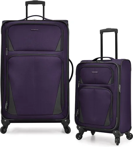 Miniatura 59 de U.S. Traveler Aviron Bay - Equipaje extensible con ruedas giratorias, Color verde azulado.), US08125E23