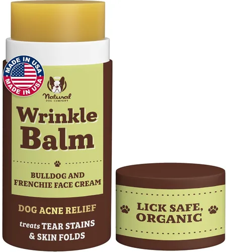 Miniatura 12 de Natural Dog Company Bálsamo antiarrugas para perros – Bálsamo antiarrugas para perros para pliegues de la piel, arrugas faciales y arrugas, crema