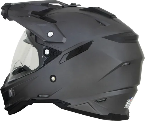 Miniatura 9 de GMAX FX-41DS - Casco de motocicleta unisex para adultos, estilo de máscara completa, M, Gris escarcha