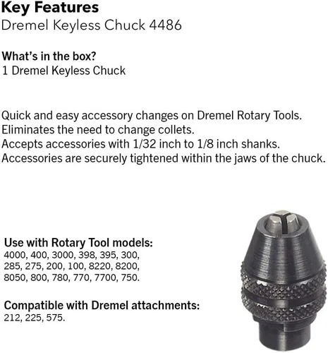 Miniatura 6 de Dremel Lite 7760 N/10 - Herramienta rotativa inalámbrica con batería de 4V Li-Ion, velocidad variable, multipropósito, Kit de herramientas rotativas