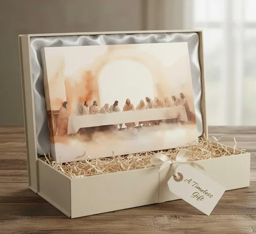 Miniatura 8 de Lienzo decorativo de la última cena para pared, historia bíblica, Jesús cristiano y doce apóstoles, pintura para decoración de pared, póster