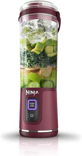Miniatura 13 de Ninja BC151CR Blast Licuadora Portátil, Sin Cable, Recipiente de 18oz, Licuadora Personal para Batidos y Licuados, Libre de BPA, Tapa Hermética