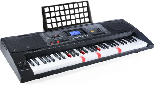 Joy Teclado de 61 teclas iluminadas con sensible al tacto y USB-Midi (aplicación) (KL-92UT)