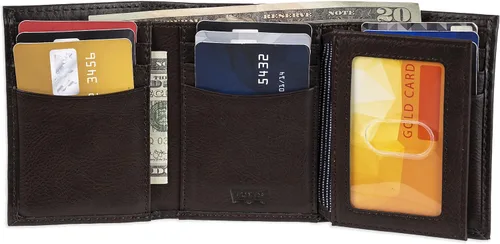Miniatura 3 de Levis Mens Trifold Wallet-Sleek and Slim Includes Id Window and Credit Card Holder