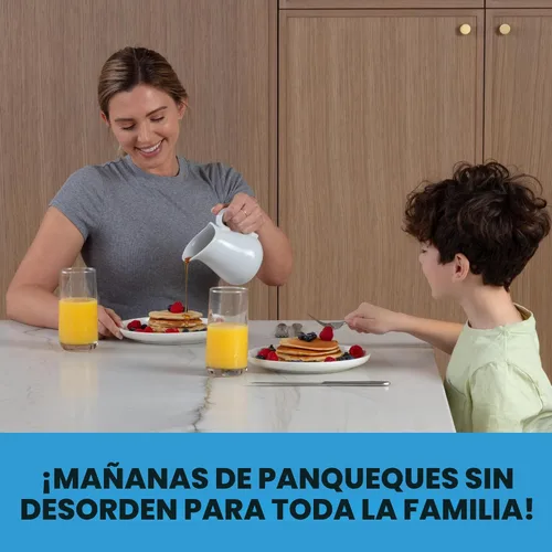 Miniatura 9 de Dispensador de masa para panqueques y pastelitos, herramienta ideal para hornear tortas, pastelitos, waffles, panecillos, crepes o cualquier comida