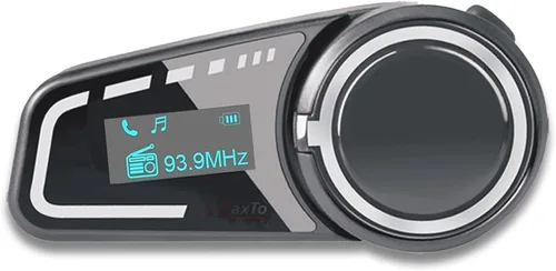 Miniatura 12 de QSPORTPEAK M2 - Intercomunicador de auriculares Bluetooth para casco de motocicleta, dúplex completo, inalámbrico para 6 conductores/alcance 3,280.8