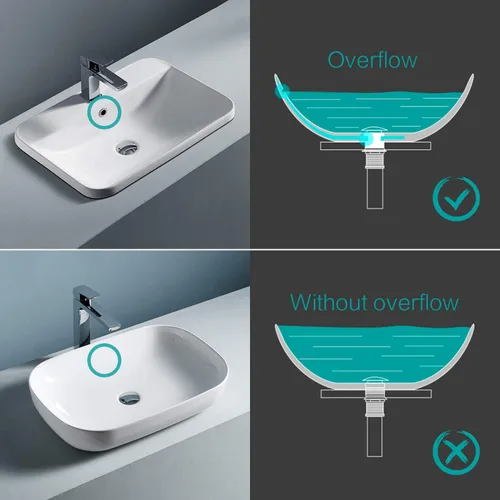 Miniatura 4 de MIAOHUI Drenaje desplegable para fregadero con desbordamiento, tapón de drenaje para lavabo de baño, colador antiobstrucción integrado que se adapta