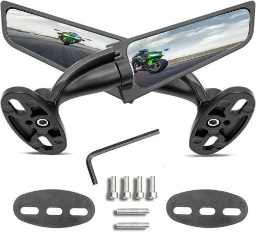 2025 Espejos laterales de motocicleta más recientes compatibles con GSXR 600 750 1000 | CBR300R CBR500R CBR600RR CBR1000RR EX250 EX300 EX400 EX650