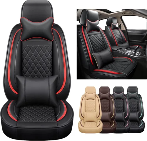 Miniatura 11 de Fundas de asiento de automóvil de ajuste universal para vehículos de 5 asientos, cobertura completa, protector de asiento para Camry Corolla RAV4