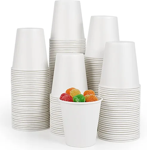 Miniatura 11 de TV TOPVALUE 360 unidades de tazas de papel de 8 onzas, tazas de papel desechables de café de 8 onzas, tazas de bebidas calientes para agua, jugo