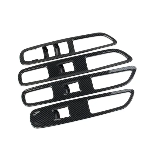 Miniatura 3 de Cubierta de fibra de carbono para panel de interruptor de elevación de ventana para GMC Terrain 2018-2024
