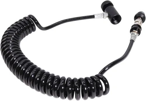 Miniatura 5 de TUXING Línea remota de bobina remota de tanque de paintball resistente para tanques de aire comprimido/CO2 de alta presión HPA con junta tórica