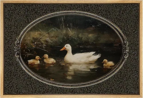 Miniatura 34 de SIGNFORD Lienzo enmarcado para pared, acuarela pastel, morado, luna, cielo, naturaleza, ilustraciones de área silvestre, arte moderno, vibrante