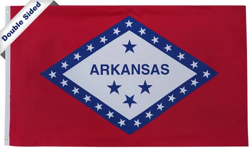 Miniatura 12 de SYII Bandera del estado de Alabama de 3 x 5 pies, banderas de 3 capas de doble cara del estado de Delaware con 2 ojales de latón y cabecera de lona
