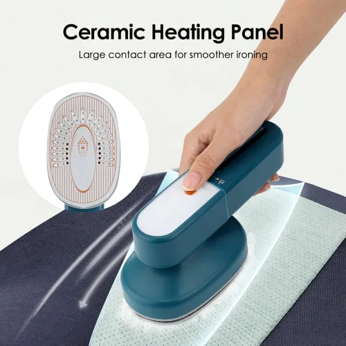 Miniatura 5 de Vaporizador de ropa de vapor de mano portátil para viajes en casa para planchar ropa planchado húmedo seco caliente máquina de planchar plegado mini