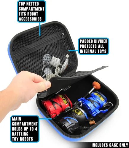 Miniatura 5 de CASEMATIX Funda de robot compatible con 4 Ninja Bots Battle Bots y accesorios de juguetes ninja, solo incluye funda