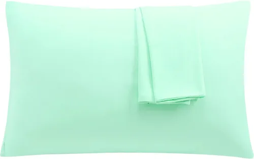 Miniatura 19 de uxcell Paquete de 2 fundas de almohada de microfibra suave serie 1800 con cremallera estándar (20 x 26 pulgadas), color dorado