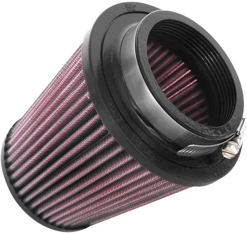 Miniatura 2 de K&N Filtro de aire universal con abrazadera original de alto flujo de por vida: alto rendimiento, premium: diámetro de brida: 2.75 pulgadas, altura