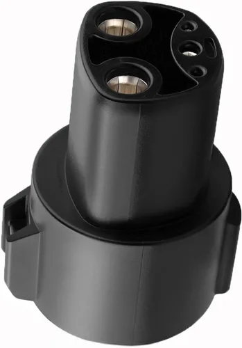 Justech Adaptador de cargador J1772 a Tesla, adaptador de 80 amperios y 240 V para carga rápida Tesla compatible con Tesla Model 3/S/X/Y, negro