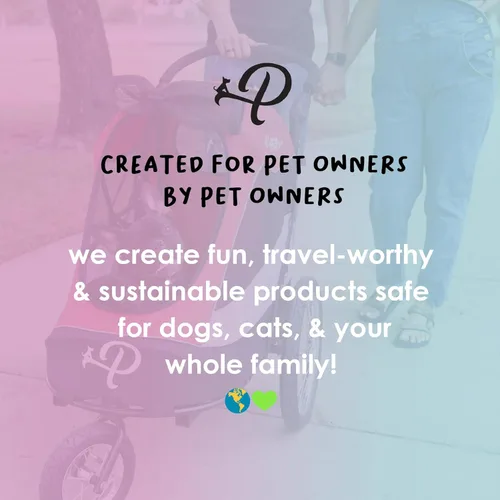 Miniatura 13 de PETIQUE Trailblazer - Carrito para perros para mascotas de tamaño mediano, cochecito ventilado para gatos y perros, turquesa