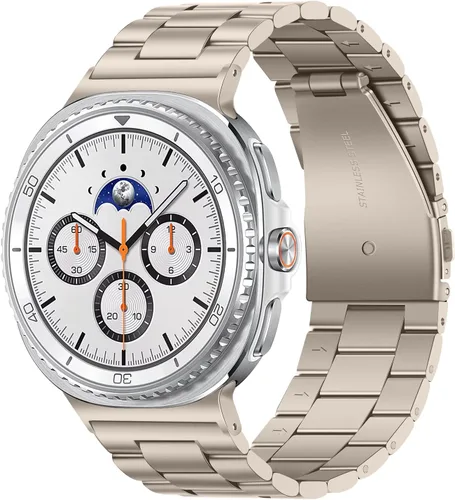 Miniatura 28 de Anlinser - Correas sin huecos compatibles con Samsung Galaxy Watch 7/6/5/4/FE Band 44mm 40mm/Watch 6 Classic Band 47mm 43mm/Watch 5 Pro 45mm/Watch 4