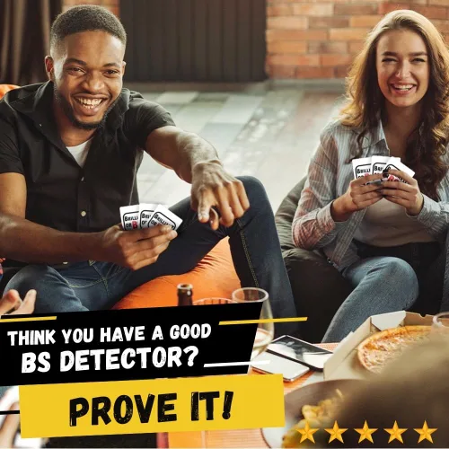 Miniatura 5 de Brilliant or BS? Un juego de trivia para conocerlo todos y grandes mentirosos gordos Divertido juego de trivia para amigos y familiares 4-6