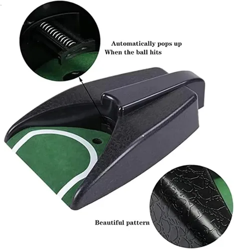 Miniatura 6 de Taza de golf automática con retorno de pelota - Ayuda portátil para entrenamiento interior/exterior