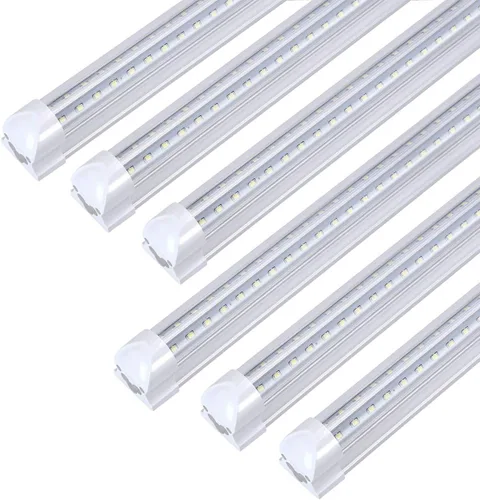 Miniatura 9 de TRLIFE Lámparas LED para tienda de 8 pies, tubo de luz LED de 72 W, 8 pies, 5000 K, luz diurna blanca de doble cara T8 en forma de V integradas