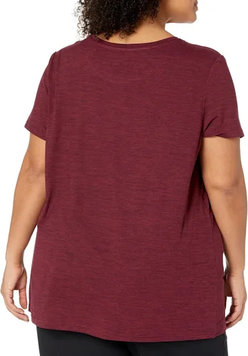 Miniatura 91 de Amazon Essentials Camiseta de manga corta con cuello redondo para mujer, de secado rápido, para entrenamiento, gimnasio, paquete múltiple