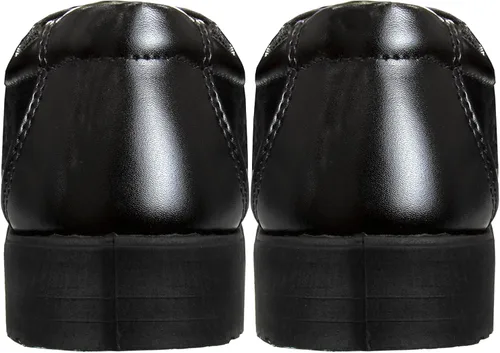 Miniatura 4 de French Toast Zapatos de vestir para niños - Zapatos formales de vestir casuales Oxford clásicos con cordones - Negro