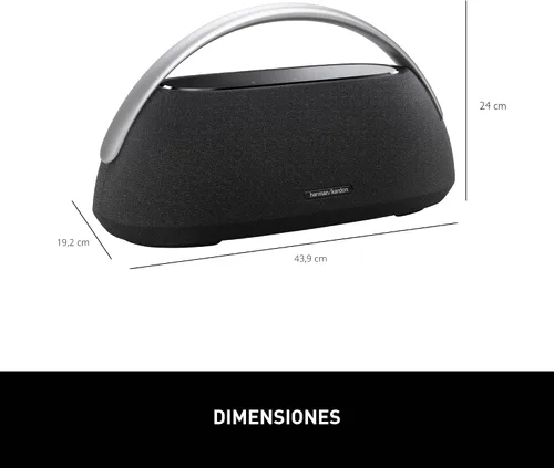 Miniatura 3 de Harman Kardon Go + Play 3: altavoz Bluetooth portátil con sonido superior y 8 horas de reproducción, carga USB, autoajuste automático, micrófonos