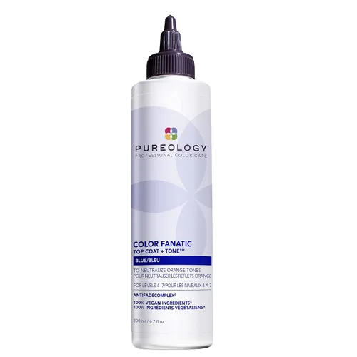Pureology Color Fanatic Top Coat + Tone - Mantiene el tratamiento del color del cabello, suaviza, restaura la vitalidad y añade brillo