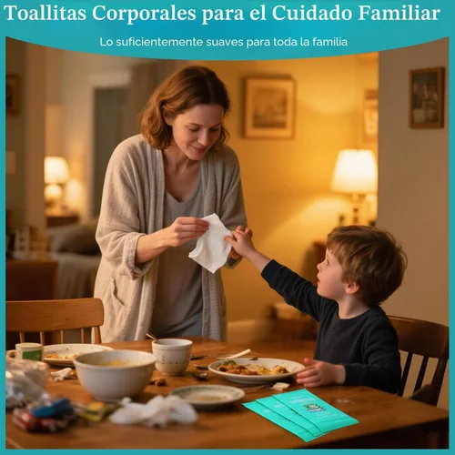 Miniatura 7 de Paquete de 300 toallitas corporales envueltas individualmente (8 x 9.5 pulgadas), toallitas de ducha sin enjuague para adultos, viajes, gimnasio