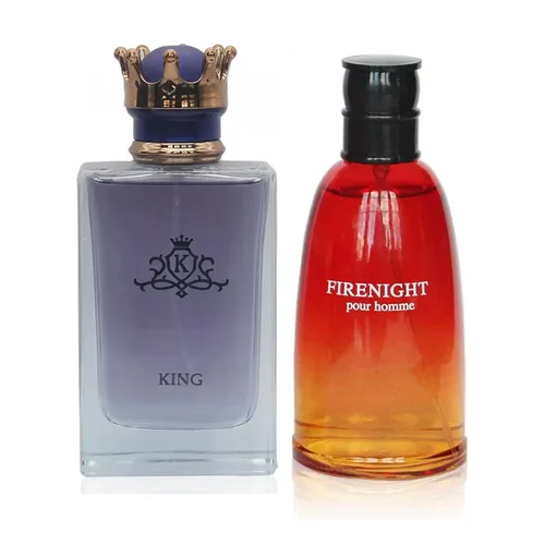 Miniatura 20 de King&1 Billion Lucky Men Colonia Set Eau De Parfum Spray para hombres, notas afrutadas enriquecidas por una fuerte fragancia a base de madera, ideal