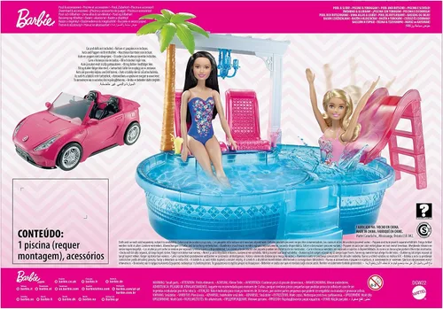 Miniatura 3 de Barbie Glam Pool Piscina, Multicolor