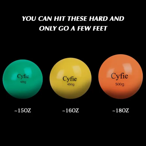 Miniatura 6 de Cyfie Heavy Weighted Baseball/Softball for Hitting, Heavy Balls for Hitting, Batting Training, Pitching Practice and Throwing(6 Pack)