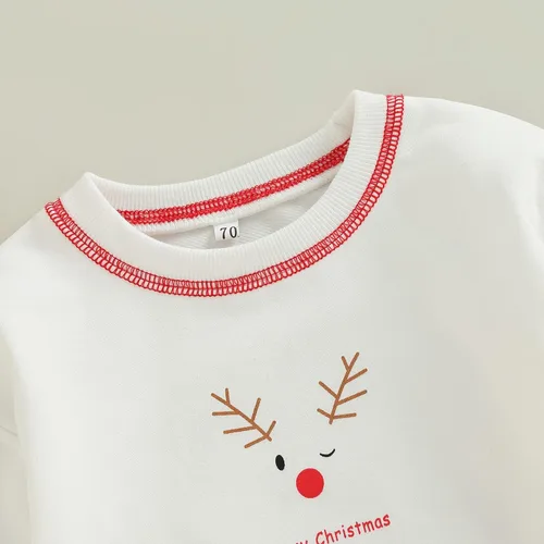 Miniatura 5 de Conjunto de ropa para bebé niña de otoño e invierno con sudadera de manga larga y pantalones cortos Bloomer
