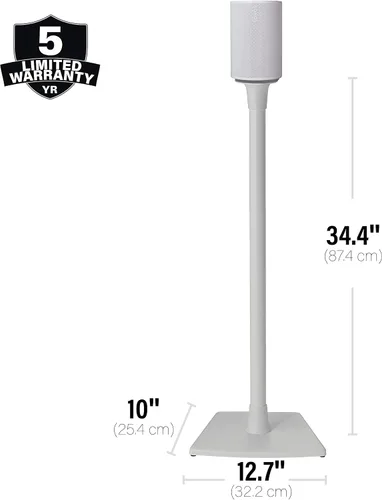 Miniatura 2 de SANUS Soporte de altavoz de altura ajustable