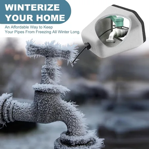 Miniatura 4 de Cubiertas de Grifo para el Aire Libre para Protección contra Congelación en Invierno, Fundas de Espiga de Espuma para el Invierno Aisladas