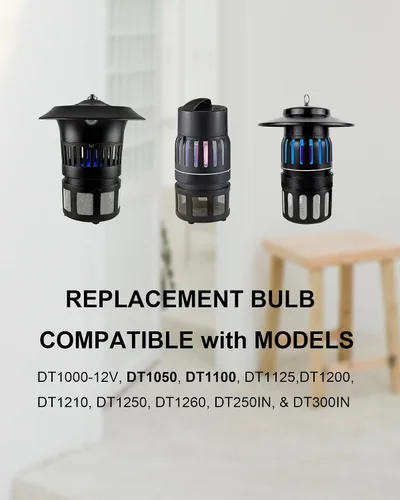 Miniatura 2 de Dichroma Bombillas de repuesto 41050 de 7 W compatibles con Dynatrap DT1260 DT1050 DT1100 DT1210 DT1250 1/2 acre para insectos y trampa