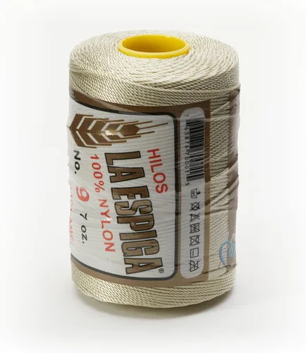Miniatura 55 de N° 9 - 100% Cordón de Hilo de Nylon Omega para Tejer y Crochet - 01 Blanco