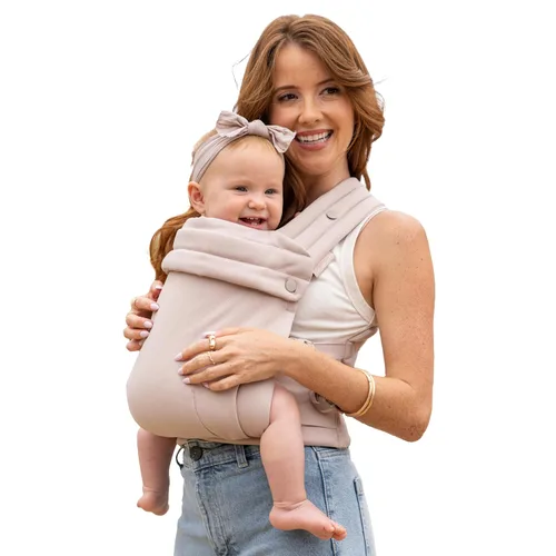 Miniatura 11 de Infantino Honey Blossom - Portabebés ergonómico para bebés a niños pequeños, soporte de posición "M" saludable para la cadera, asiento deslizante